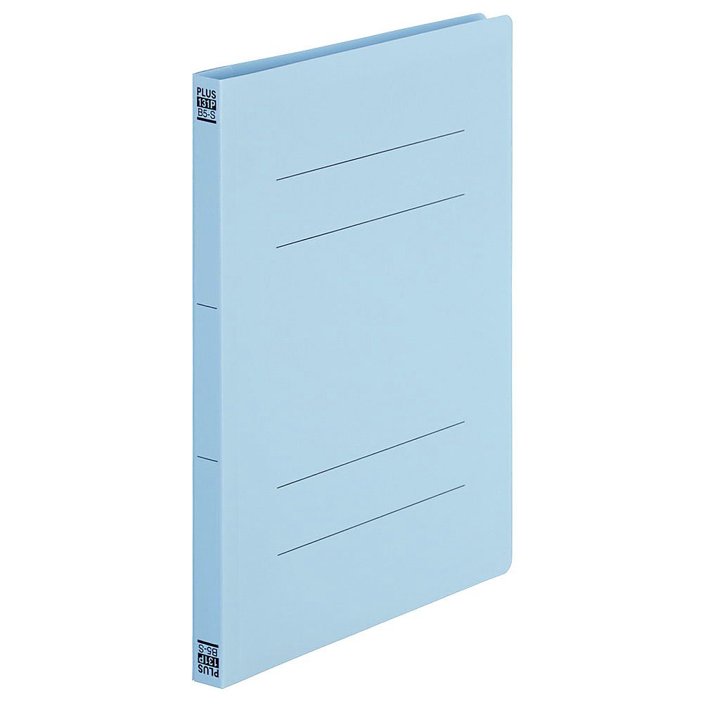 プラス PPフラットファイル B5S ロイヤルブルー 1冊 No.131P 1冊(ご注文単位1冊)【直送品】