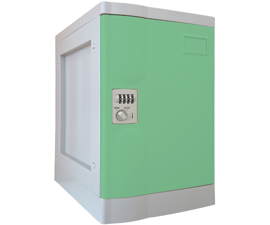 宮成製作所 プラボックス Mサイズ ダイヤル錠 グリーン ベース付 PB-DMG1 1台(ご注文単位1台)【直送品】