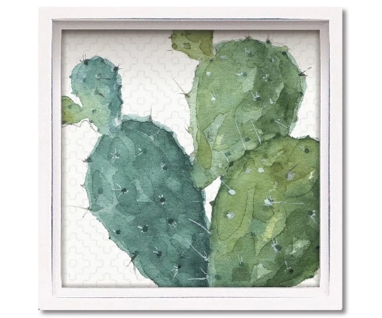 ユーパワー ロハス ミニアートフレーム リサ オーディット｢ミックス グリーン6｣ LA-01252 1個（ご注文単位1個）【直送品】