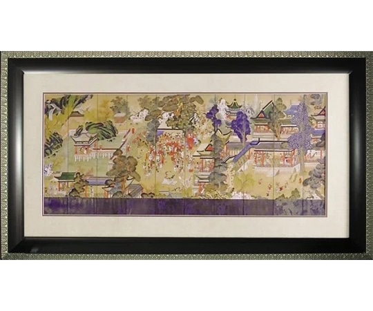 ユーパワー 和風フレーム「郭子儀の宴」 AM-25001 1個(ご注文単位1個)【直送品】