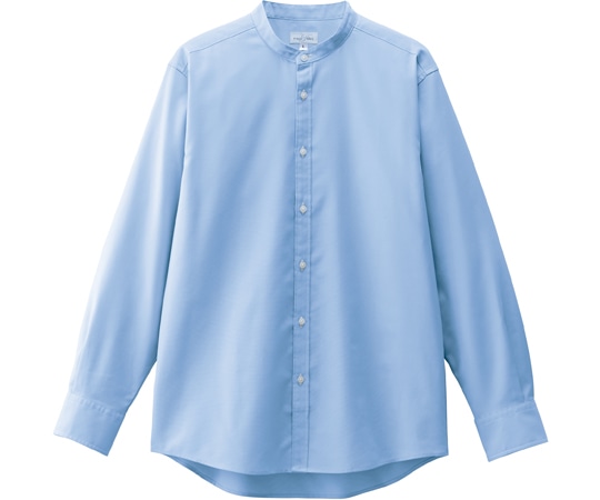 ボンマックス バンドカラー長袖シャツ FB4567U ブルー S  1枚（ご注文単位1枚）【直送品】