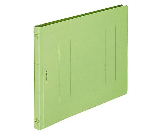 ライオン事務器 ヨコ型 フラットファイル(緑色/10冊) EA762CD-63 1セット(ご注文単位1セット)【直送品】