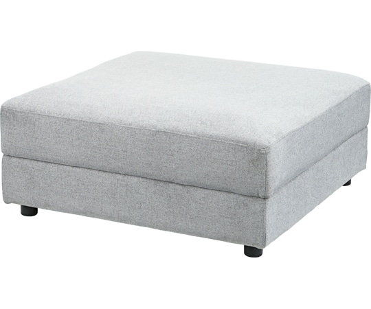 東谷 イーズ オットマン グレー HS-441GY 1個（ご注文単位1個）【直送品】