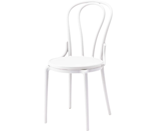 東谷 チェア ホワイト PC-987WH 1個(ご注文単位1個)【直送品】