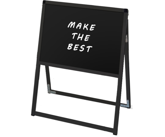 常磐精工 ブラックバリウススタンド看板 ブラックボード A2横片面 BVASKBB-A2YK 1個（ご注文単位1個）【直送品】