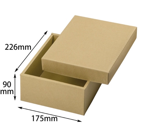 ヤマニパッケージ 贈答箱 ナチュラルBOX23号 ヒモ無 100枚 16-23N 1ケース（ご注文単位1ケース）【直送品】