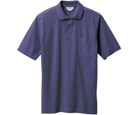 三愛 半袖ポロシャツ バイオレット M 7900 1着（ご注文単位1着）【直送品】