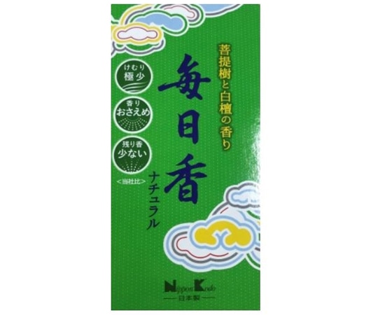 日本香堂 毎日香 ナチュラル バラ 140g  1個(ご注文単位1個)【直送品】