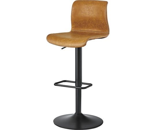 東谷 カウンターチェア キャメル PC-254CA 1個（ご注文単位1個）【直送品】