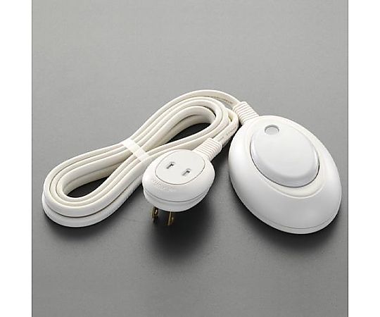 エスコ AC125V/15A フットスイッチ(2mコード付) EA940CB-19 1個(ご注文単位1個)【直送品】