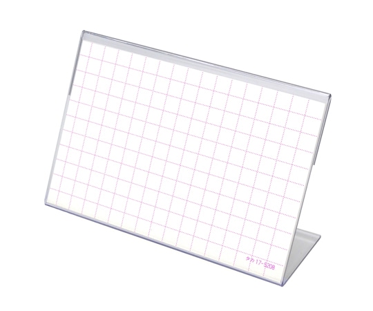 ササガワ カード立 L型 PET透明 10個入 34-3220 1箱（ご注文単位1箱）【直送品】