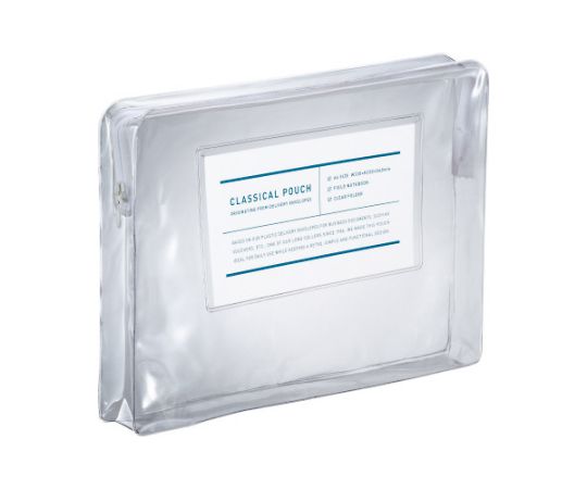 コクヨ A4ケース<クラシカルポーチ>クリア F-VBF230T 1個(ご注文単位1個)【直送品】