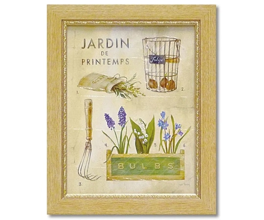 ユーパワー ミニゲル アートフレーム アンジェラ スターリング｢スプリング ガーデン ポスター｣ AS-02505 1個（ご注文単位1個）【直送品】