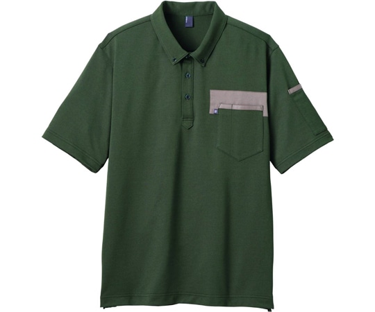 カーシーカシマ CAREAN ポロシャツ T/C KANOKO POLO SHIRT カーキ S CSP172 1枚（ご注文単位1枚）【直送品】