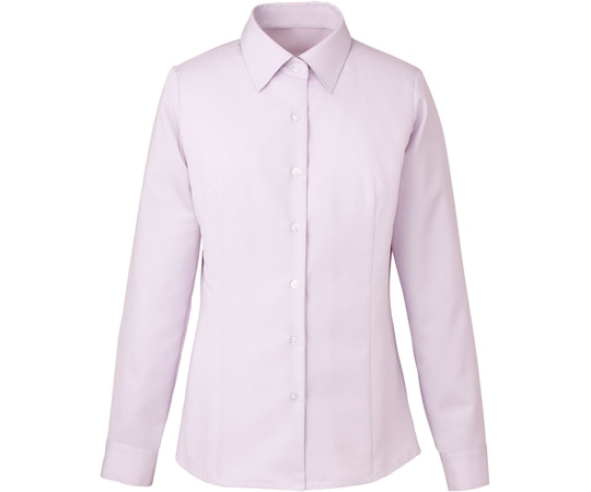 カーシーカシマ ENJOY 長袖シャツブラウス AIR CON PIQUE ピンク 17号 EWB432 1枚（ご注文単位1枚）【直送品】