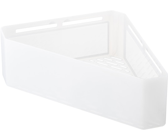 山崎実業 マグネットバスルームコーナーおもちゃラック ミスト ホワイト 4598 1個（ご注文単位1個）【直送品】