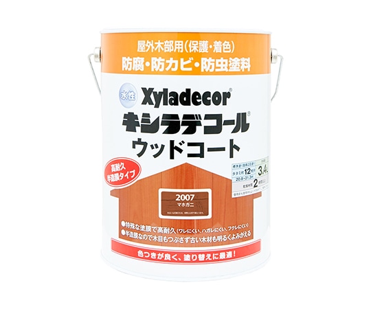 カンペハピオ(KANSAI) 水性キシラデコール ウッドコート マホガニ 3.4L 97670190000 1個(ご注文単位1個)【直送品】