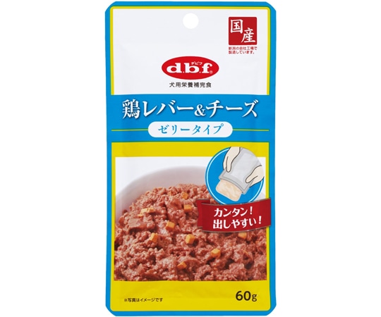 デビフペット 鶏レバー&チーズ ゼリータイプ 60g  1個（ご注文単位1個）【直送品】