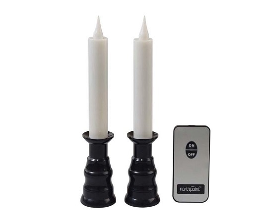 ファイン(日用品) リモコン式ローソク ゆらゆらII FIN-806BK 1セット(ご注文単位1セット)【直送品】