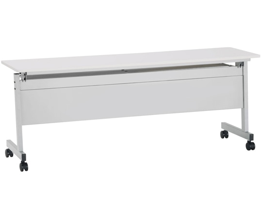 カグクロ ニュースタッキングテーブル 幕板付 W1800×D450×H700mm ホワイト NTF-1845-P-WH 1台(ご注文単位1台)【直送品】