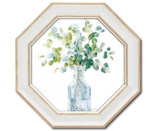 ユーパワー 八角 ミニゲル アートフレーム ダンフイ ナイ｢ビーチ フラワーズ4｣ DN-02552 1個（ご注文単位1個）【直送品】