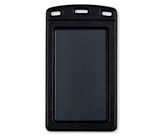 オープン工業 名札用ケース レザー調 タテ名刺 10枚 黒 NX-131-BK 1袋(ご注文単位1袋)【直送品】