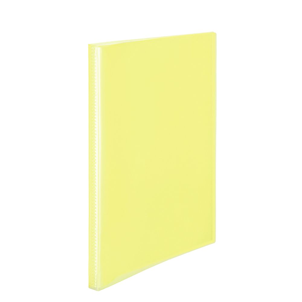 プラス シンプルクリアーファイル 40P イエロー FC-240SC YL 1冊(ご注文単位1冊)【直送品】
