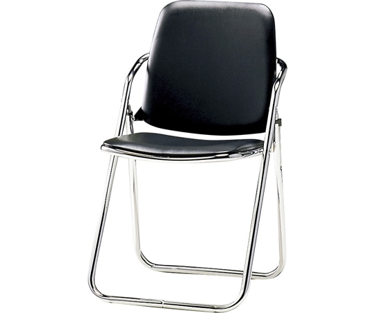 SANKEI(サンケイ) ハイバック折りたたみ椅子 U字脚 ブラック SCF10-CX 1脚(ご注文単位1脚)【直送品】