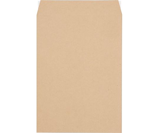 キングコーポレーション 未晒クラフト封筒 角2 テープ付き 100枚入 K2MK100Q100 1パック(ご注文単位1パック)【直送品】
