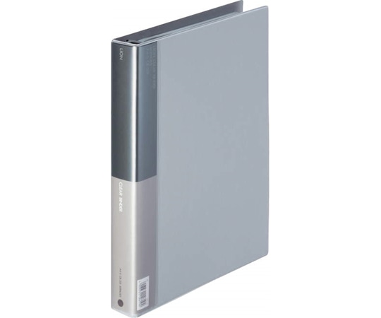 ライオン事務器 クリアーバインダー 灰 CB-531 1冊(ご注文単位1冊)【直送品】