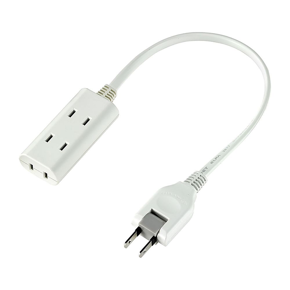 ELPA ちょっとコードタップ 3個口 30cm WB-CT303B(W) 1個(ご注文単位1個)【直送品】