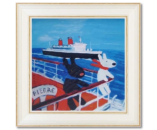 ユーパワー リサとガスパール アートフレーム Mサイズ｢クルージング｣ GL-05804 1個（ご注文単位1個）【直送品】