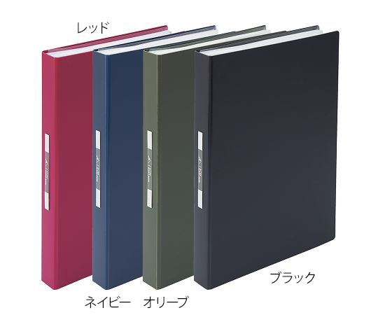 LIHITLAB ALTNA クリヤーブック 60P オリーブ N7753-22 1冊(ご注文単位1冊)【直送品】