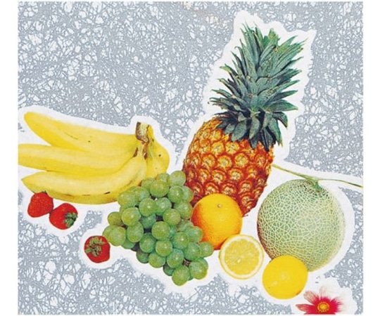 ベルベ ラッピング 包装紙 トップフルーツ 4/6半切 500枚 560 1ケース（ご注文単位1ケース）【直送品】