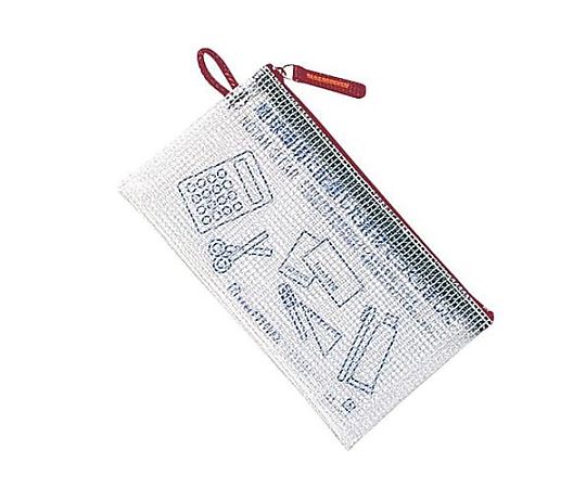 アズワン 通帳/100x180mm メッシュケース(レッド) EA762CF-367 1個(ご注文単位1個)【直送品】