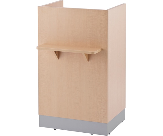 アール・エフ・ヤマカワ ベーシック木製レジカウンターⅡ ナチュラル SHRGC2-NA2 1台(ご注文単位1台)【直送品】