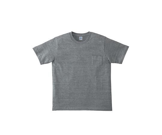 LIFEMAX ポケット付 7.1オンスTシャツ モクグレー XL MS1145-2 XL 1枚（ご注文単位1枚）【直送品】