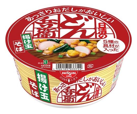 日清食品 あっさりおだしのどん兵衛 揚げ玉そば 1ケース(12個入) 27885 1ケース※軽（ご注文単位1ケース）【直送品】