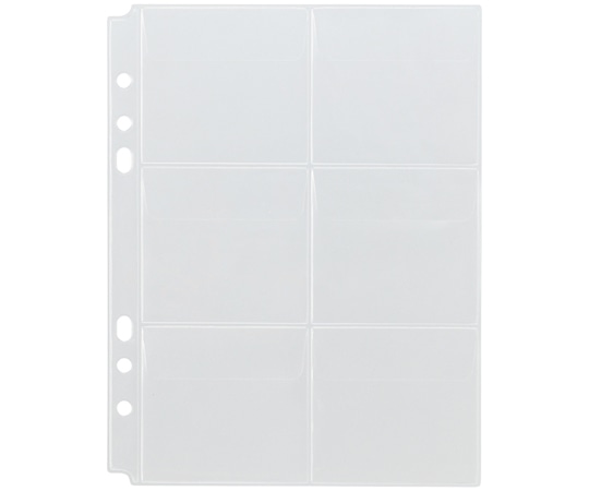 LIHITLAB myfa コレクションポケット<PVC>6ポケット A5 N3351 1組(ご注文単位1組)【直送品】