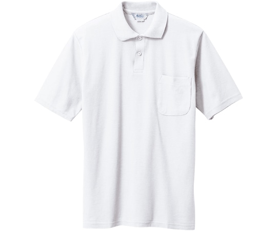 三愛 半袖ポロシャツ ホワイト LL 7900 1着(ご注文単位1着)【直送品】