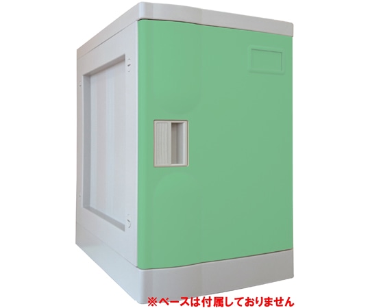 宮成製作所 プラボックス Mサイズ グリーン 鍵なし ベースなし PB-KMGJ 1台(ご注文単位1台)【直送品】
