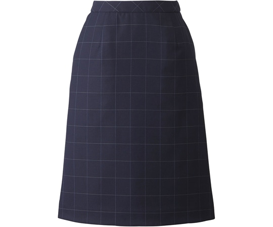 カーシーカシマ ENJOY スカート ICEWOOLWINDOWPANE ネイビー 19号 ESS741 1枚（ご注文単位1枚）【直送品】