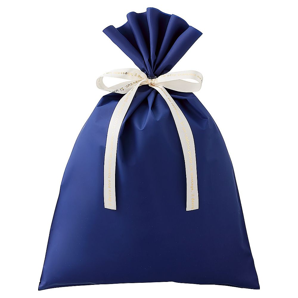 アズワン 無地 梨地ギフトバッグ ネイビー 幅30×高さ43cm 20枚 61-811-45-3 1セット（ご注文単位1セット）【直送品】