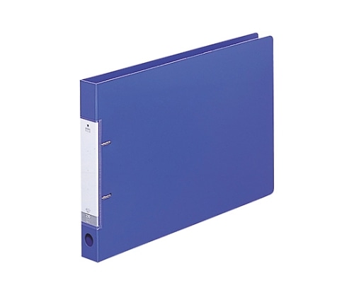 LIHITLAB リクエスト D型リングファイル 8青 G2227 G2227-8 1冊(ご注文単位1冊)【直送品】