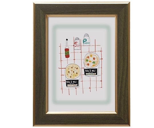 万丈 ラブスティフレーム 2L判 グリーン NLF-B5GR 1個(ご注文単位1個)【直送品】