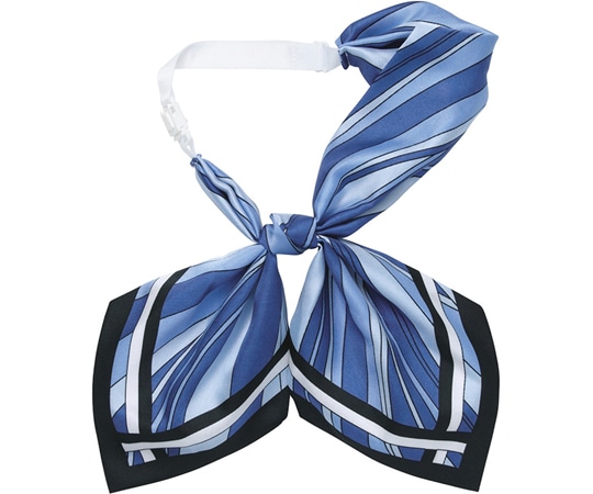 カーシーカシマ ENJOY スカーフ 幾何学柄 ブルー EAZ539 1枚（ご注文単位1枚）【直送品】