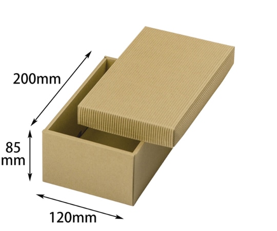 ヤマニパッケージ 贈答箱 ナチュラルBOX15号 ヒモ無 100枚 16-18AN 1ケース（ご注文単位1ケース）【直送品】
