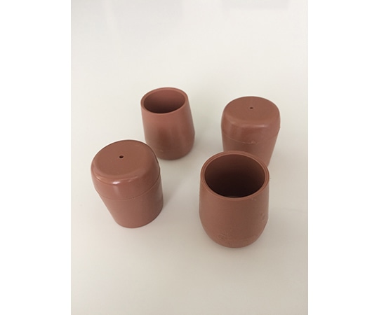 ツチノ パイプ脚キャップ 茶丸 21mm 51-064 1パック(ご注文単位1パック)【直送品】