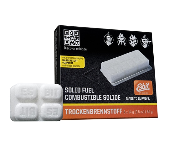 エスビット 固形燃料ミリタリー14g×6個入 ES11220000 1箱(ご注文単位1箱)【直送品】