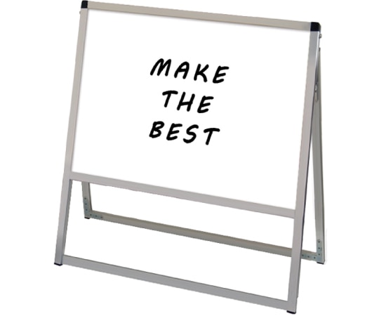 常磐精工 バリウススタンド看板 ホワイトボード B2横片面 VASKWB-B2YK 1個（ご注文単位1個）【直送品】